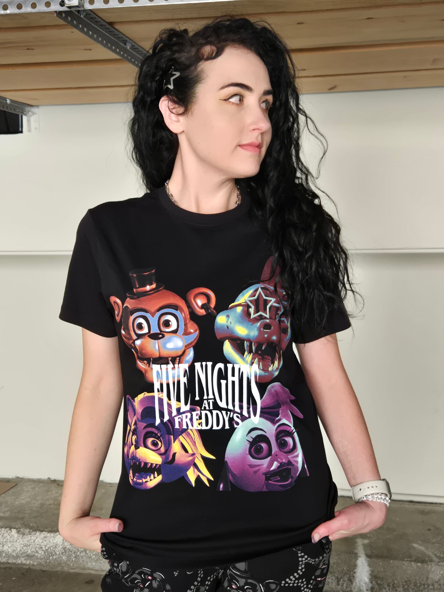 Glamrock and the Freddy Bunch T Shirt (FNAF Official Collection)