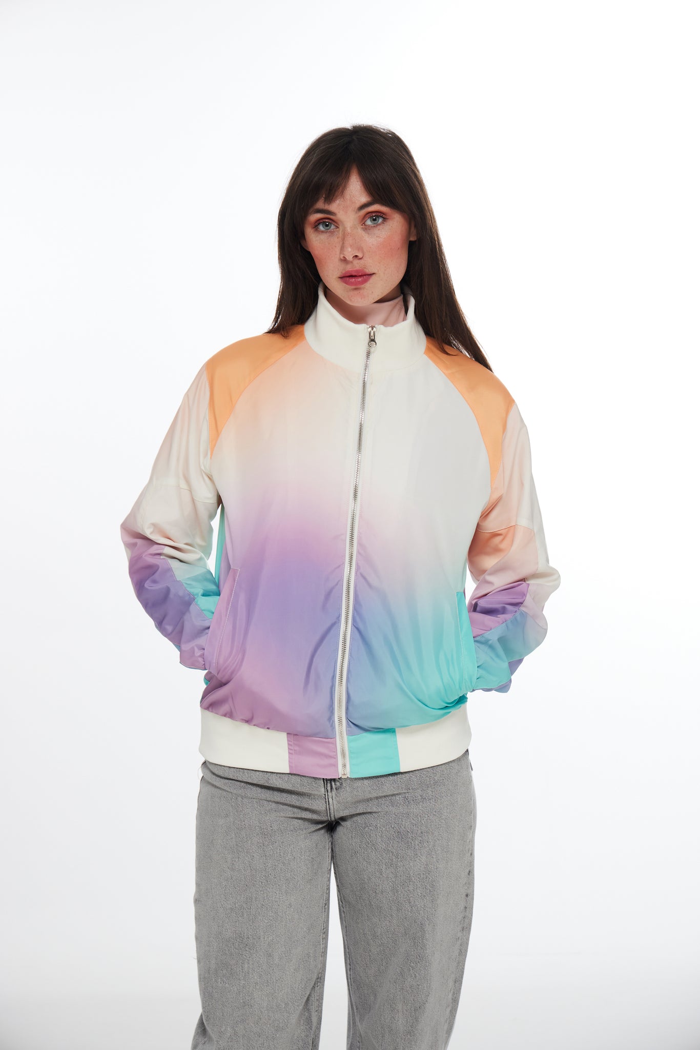 Ombre Bomber Jacket