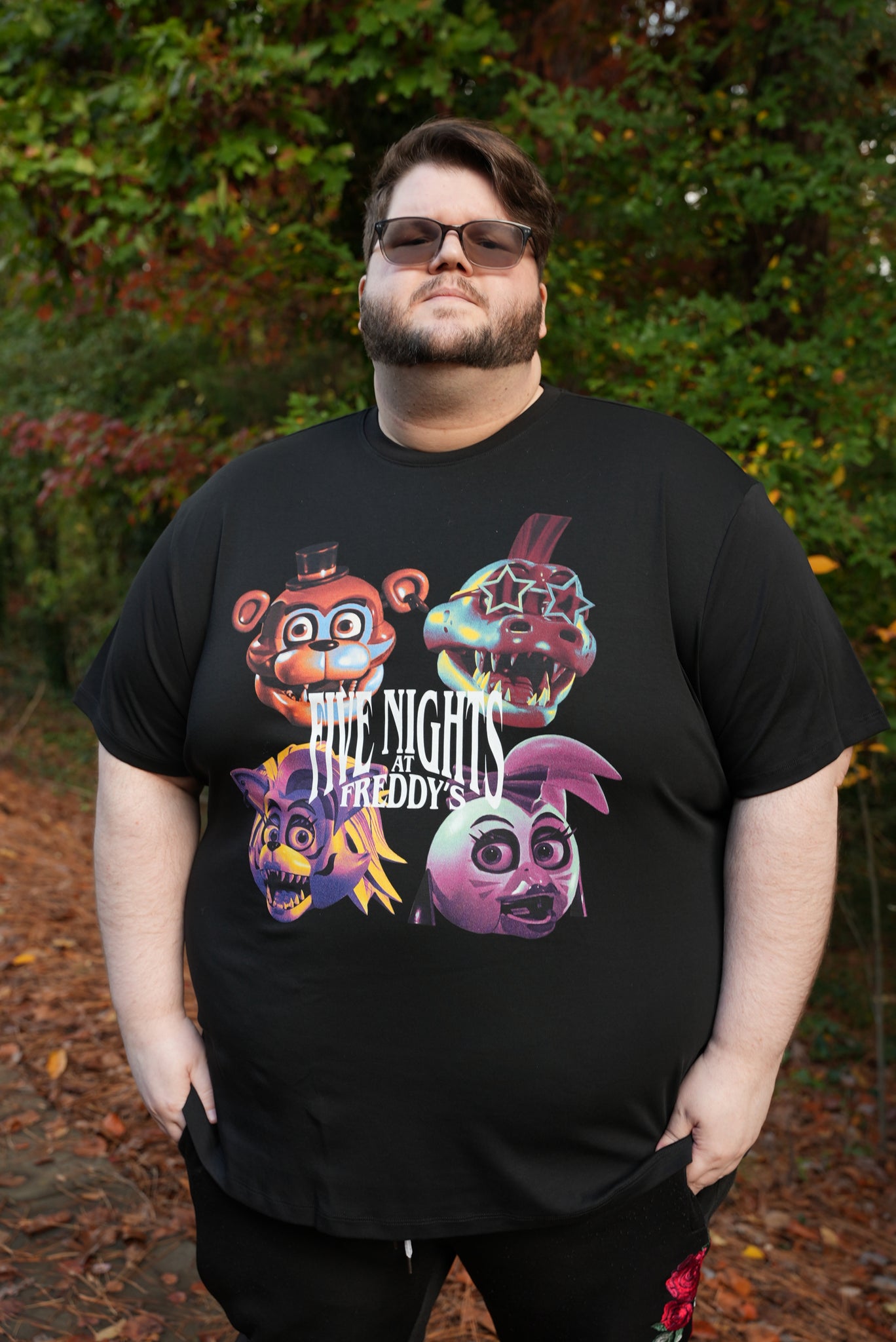 Glamrock and the Freddy Bunch T Shirt (FNAF Official Collection)